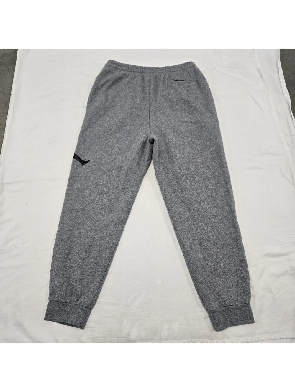 EUC Men's MEDIUM Air Jordan Jumpman Logo Sweatpants Grey Fleece Joggers Pockets